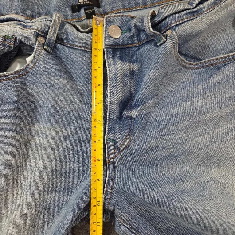 True Religion Ricky Jeans Mens 36 Relaxed Straight Leg Light Wash 31 Inseam